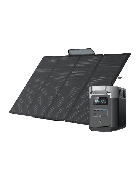 EcoFlow DELTA 2 + 400W Portable Solar Panel New Arrival