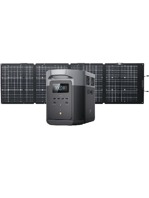 EcoFlow DELTA 2 Max Solar Generator (PV160W) Best Seller