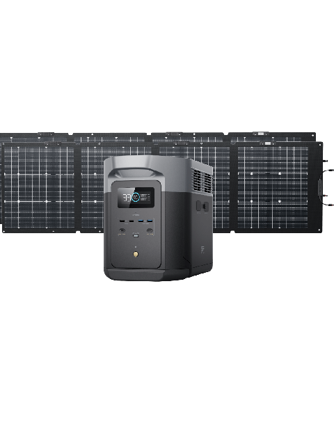 EcoFlow DELTA 2 Max Solar Generator (PV160W) Best Seller