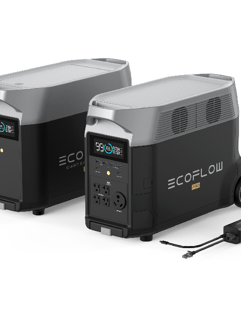 Portable RV & EV Power with EcoFlow DELTA Pro: EcoFlow DELTA Pro + Grounding Adapter Free shipping